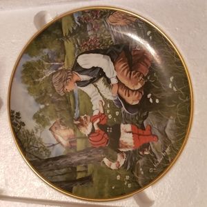 Kaiser W. Germany Classic Fairy Tales Puss And Boots Decorative Plate